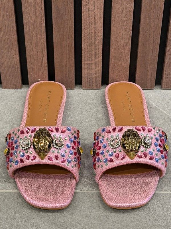 Kurt Geiger - Kensington Flat Sandal - Roze