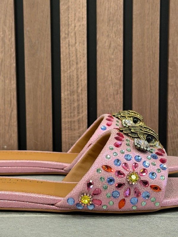 Kurt Geiger - Kensington Flat Sandal - Roze