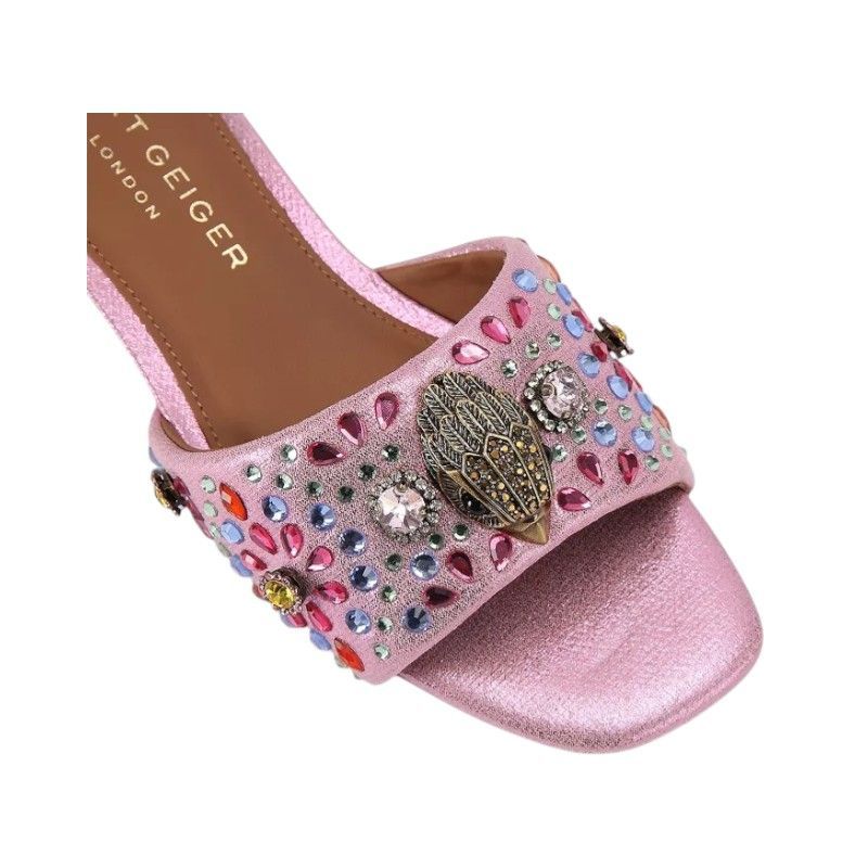Kurt Geiger - Kensington Flat Sandal - Roze