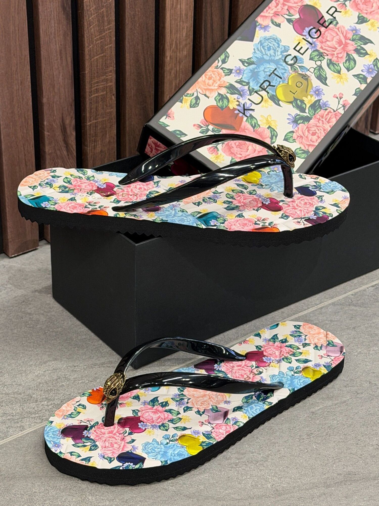 Kurt Geiger - Kensington Flip Flop - Zwart