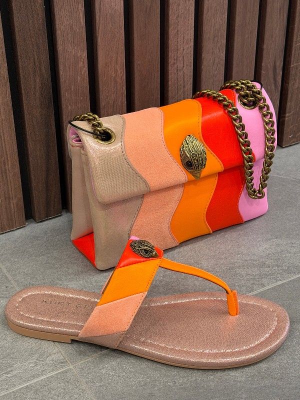 Kurt Geiger - Kensington T-bar Sandal - Oranje