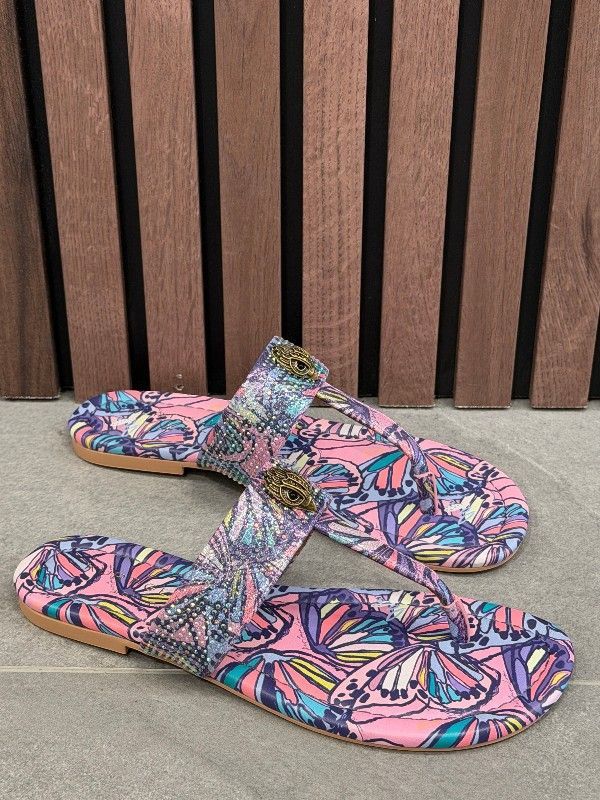 Kurt Geiger - Kensington T-Bar Sandal - Paars