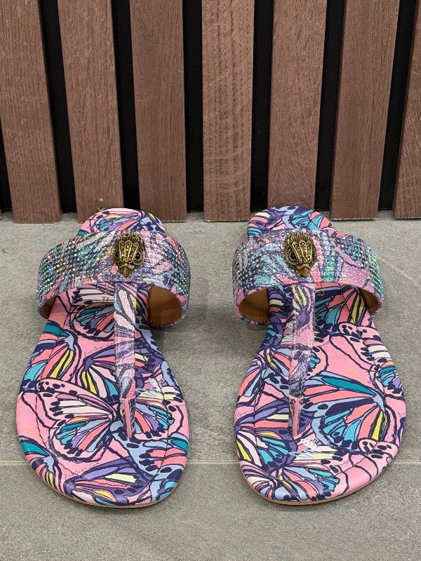 Kurt Geiger - Kensington T-Bar Sandal - Paars