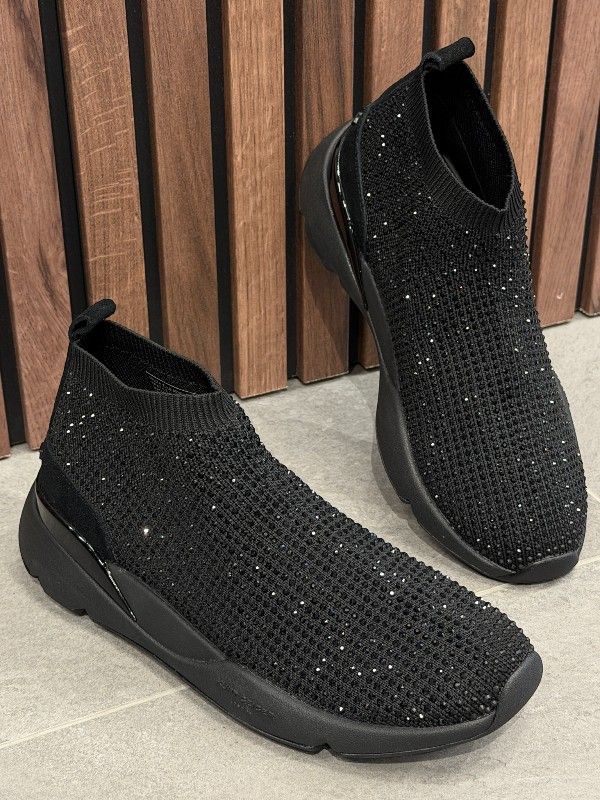 Kurt Geiger - Kurt Crystal Knit - Zwart