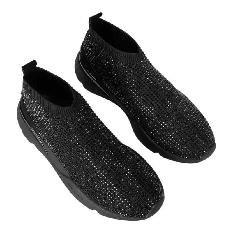 Kurt Geiger - Kurt Crystal Knit - Zwart