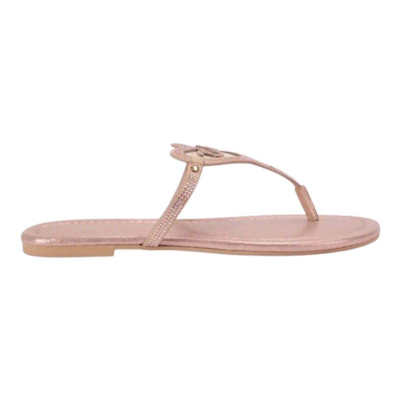 Kurt Geiger - Kurt Heart T Bar Flat - Roze
