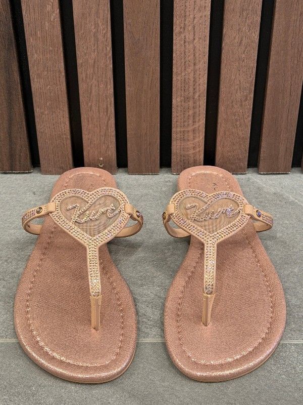 Kurt Geiger - Kurt Heart T Bar Flat - Roze