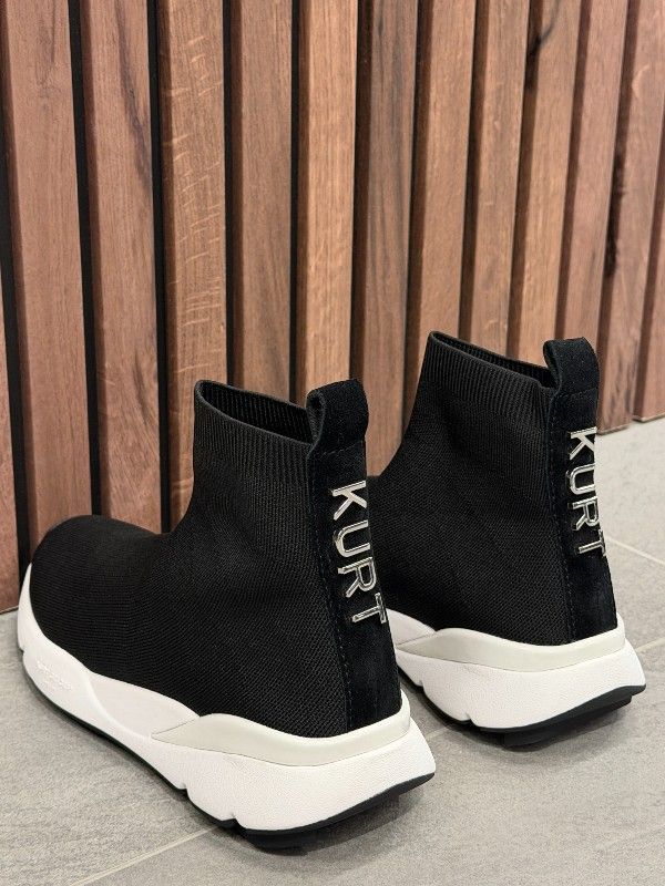 Kurt Geiger - Kurt Knit Sock Runner - Zwart