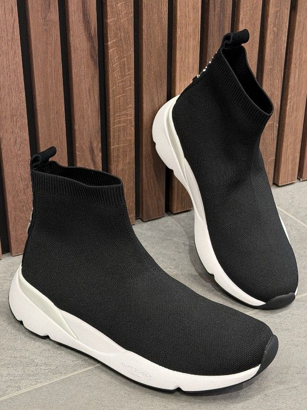 Kurt Geiger - Kurt Knit Sock Runner - Zwart