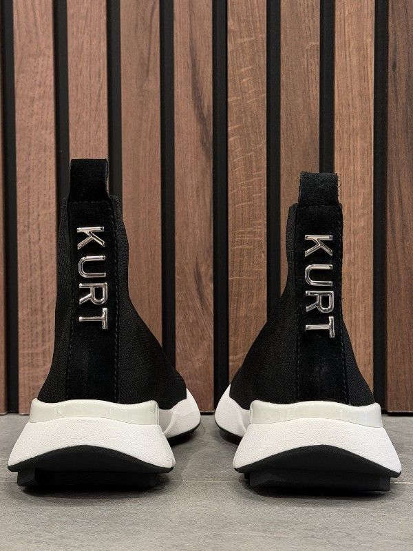 Kurt Geiger - Kurt Knit Sock Runner - Zwart