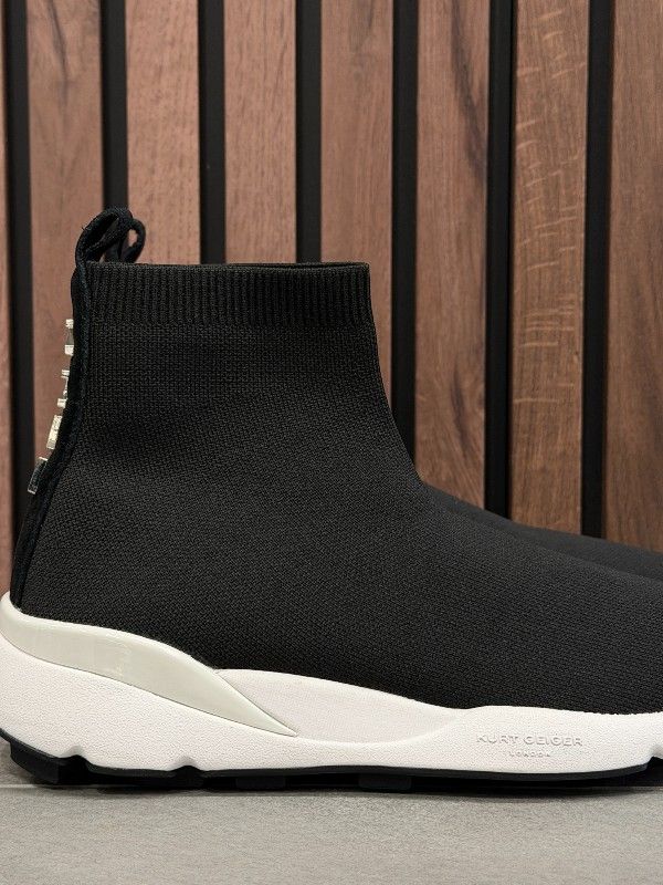 Kurt Geiger - Kurt Knit Sock Runner - Zwart