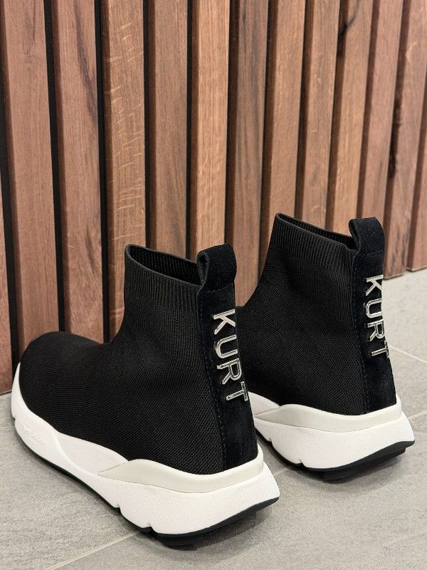 Kurt Geiger - Kurt Knit Sock Runner - Zwart