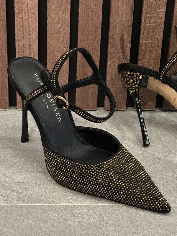 Kurt Geiger - Mayfair Point Ankle Strap - Zwart