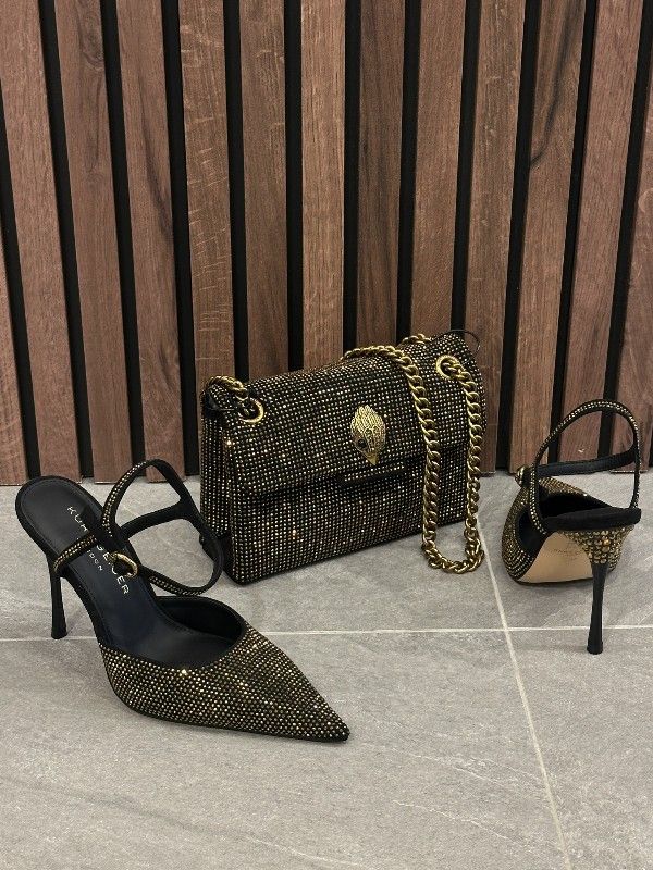 Kurt Geiger - Mayfair Point Ankle Strap - Zwart