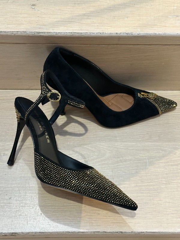Kurt Geiger - Mayfair Point Ankle Strap - Zwart