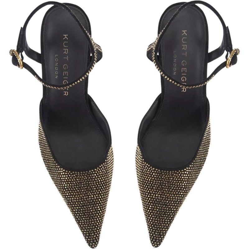 Kurt Geiger - Mayfair Point Ankle Strap - Zwart