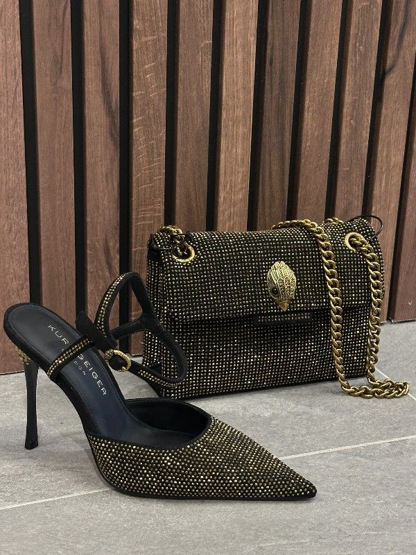 Kurt Geiger - Mayfair Point Ankle Strap - Zwart