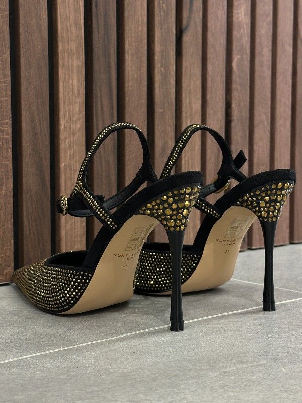 Kurt Geiger - Mayfair Point Ankle Strap - Zwart