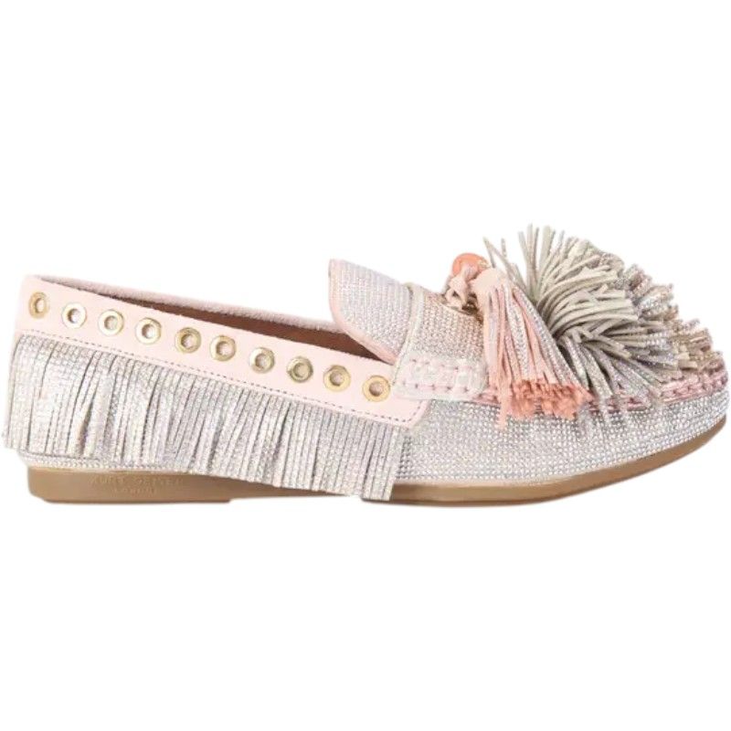 Kurt Geiger - Pom Pom Moccasin - Grijs