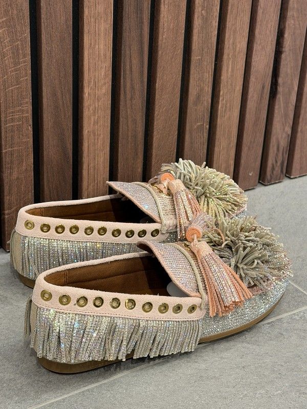 Kurt Geiger - Pom Pom Moccasin - Grijs