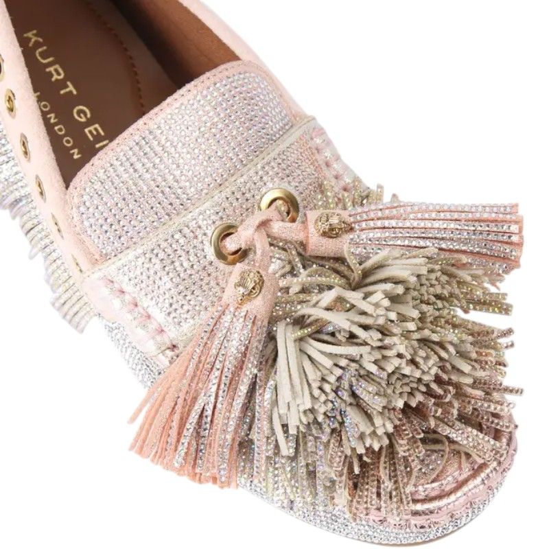 Kurt Geiger - Pom Pom Moccasin - Grijs