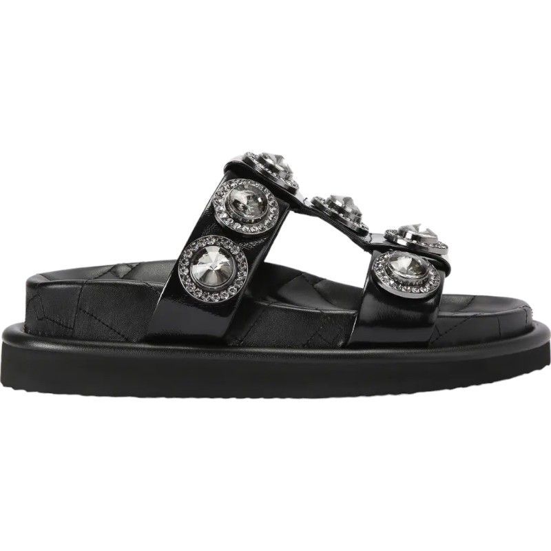 Kurt Geiger - Orson Crystal Sandal - Zwart