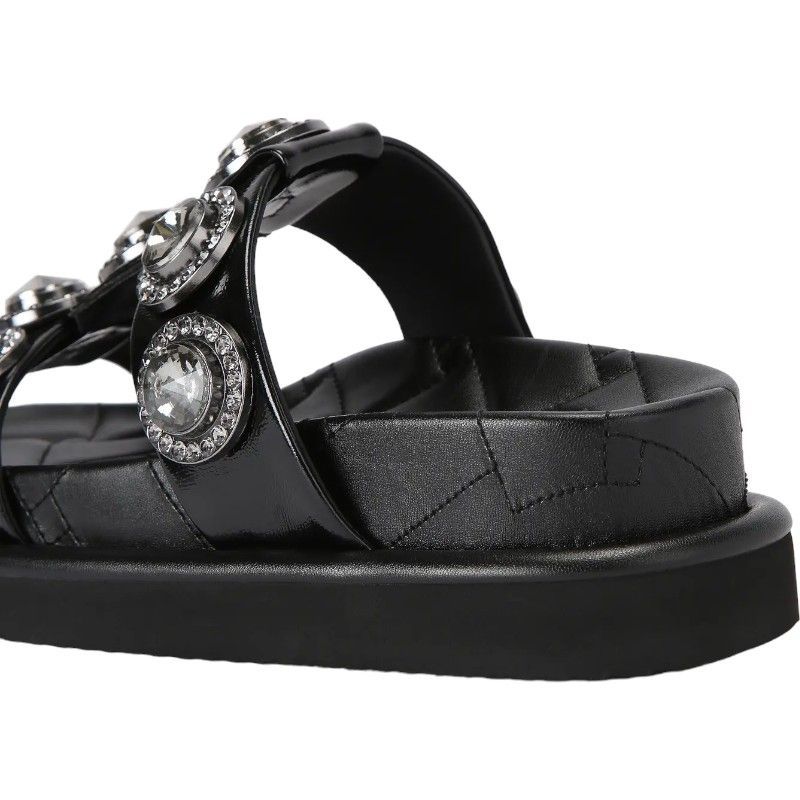 Kurt Geiger - Orson Crystal Sandal - Zwart
