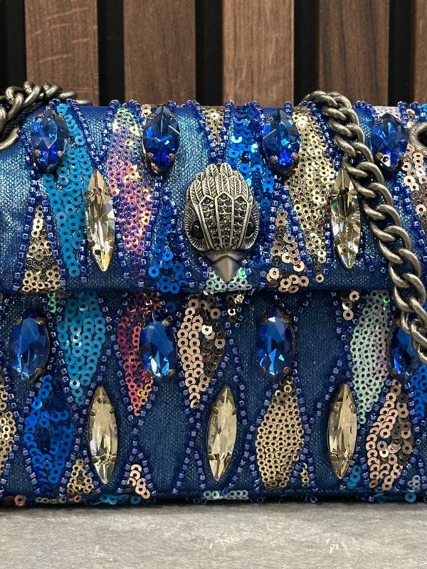 Kurt Geiger - Sequin Mini Kensington - Blauw
