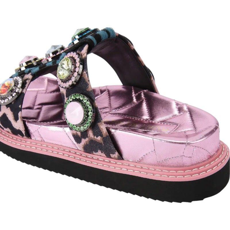 Kurt Geiger - Orson Crystal Sandal - Roze