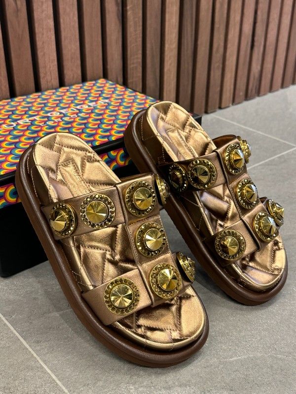 Kurt Geiger - Orson Crystal Sandal - Brons