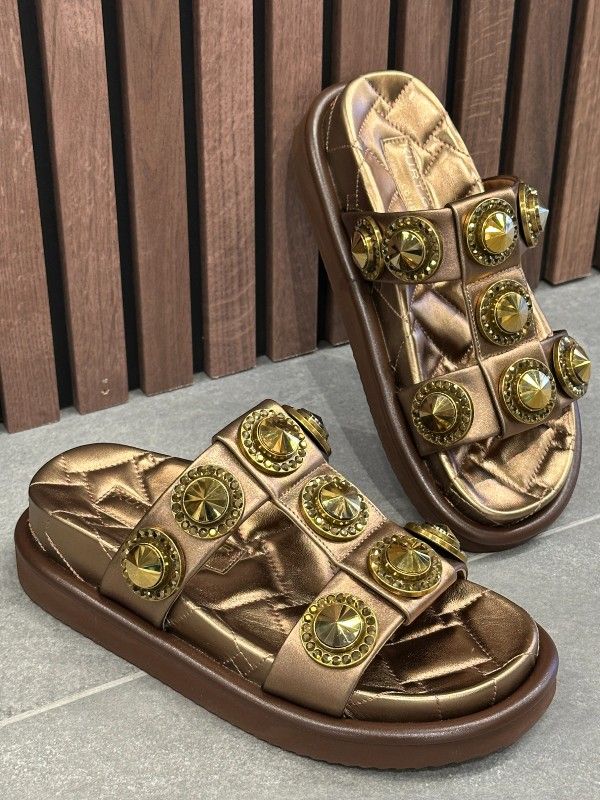 Kurt Geiger - Orson Crystal Sandal - Brons