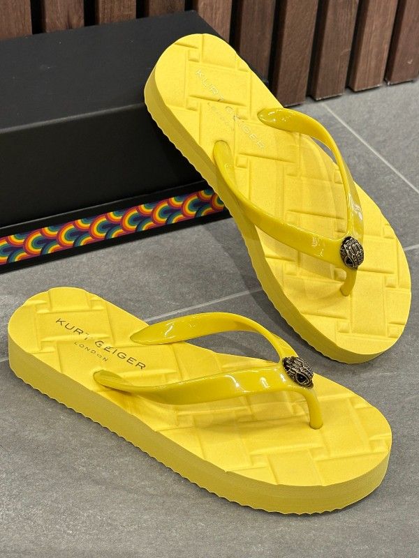 Kurt Geiger - Kensington Q Flip Flop - Geel