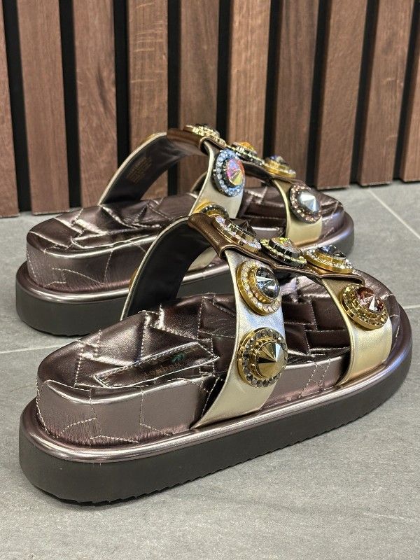 Kurt Geiger - Orson Crystal Sandal - Goud