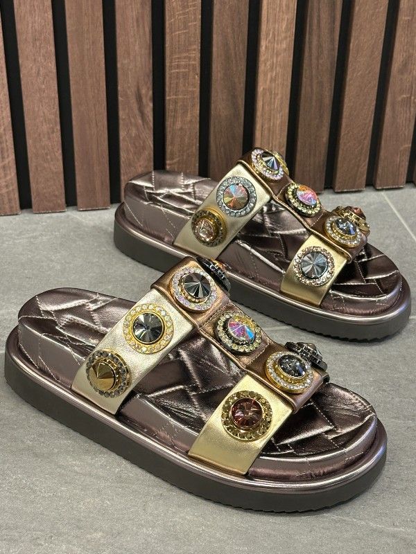 Kurt Geiger - Orson Crystal Sandal - Goud