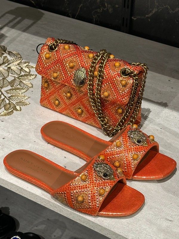Kurt Geiger - Mini Kensington Jewel - Oranje