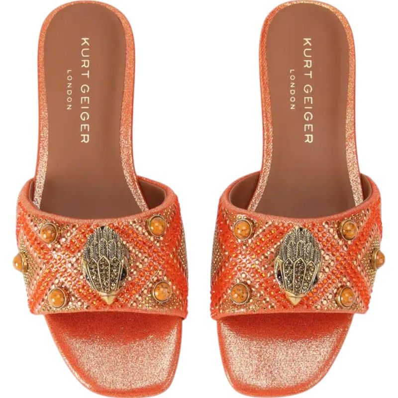 Kurt Geiger - Kensington Flat Jewel - Oranje