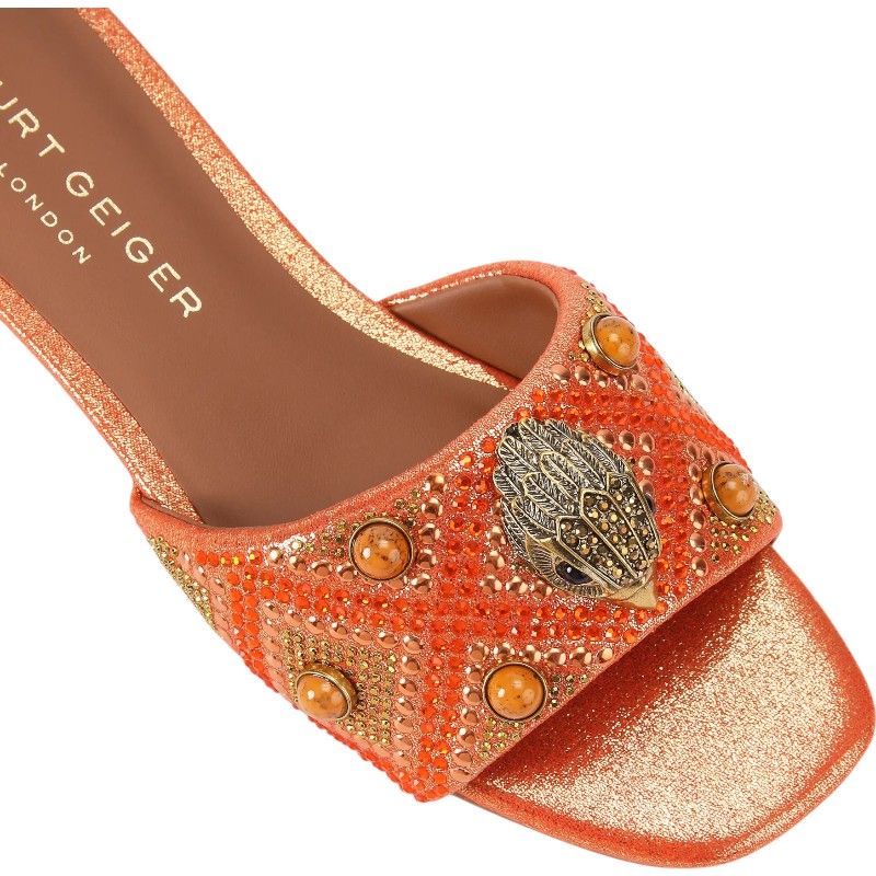 Kurt Geiger - Kensington Flat Jewel - Oranje