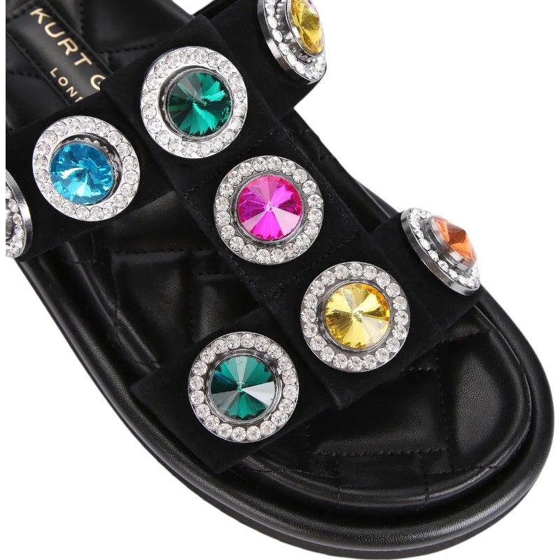 Kurt Geiger - Orson Crystal Sandal - Zwart
