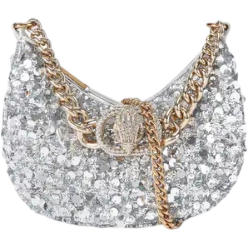 Kurt Geiger - Sm Chelsea Chain Hobo - Zilver