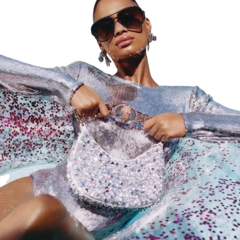 Kurt Geiger - Sm Chelsea Chain Hobo - Zilver