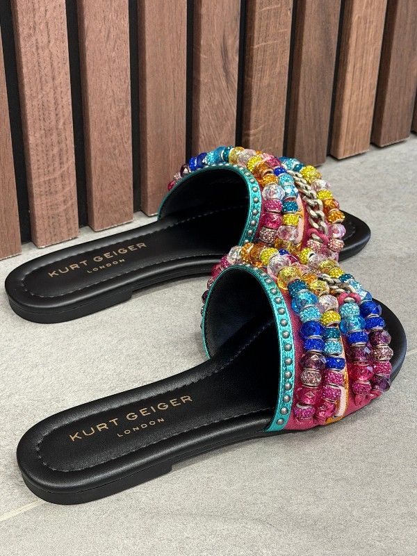 Kurt Geiger - Southbank Beaded Flat - Meerkleurig