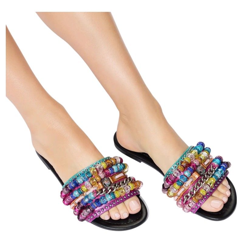 Kurt Geiger - Southbank Beaded Flat - Meerkleurig