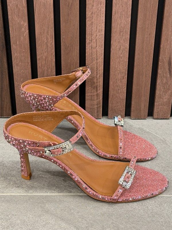 Kurt Geiger - Strass Double Buckle Sdl - Roze