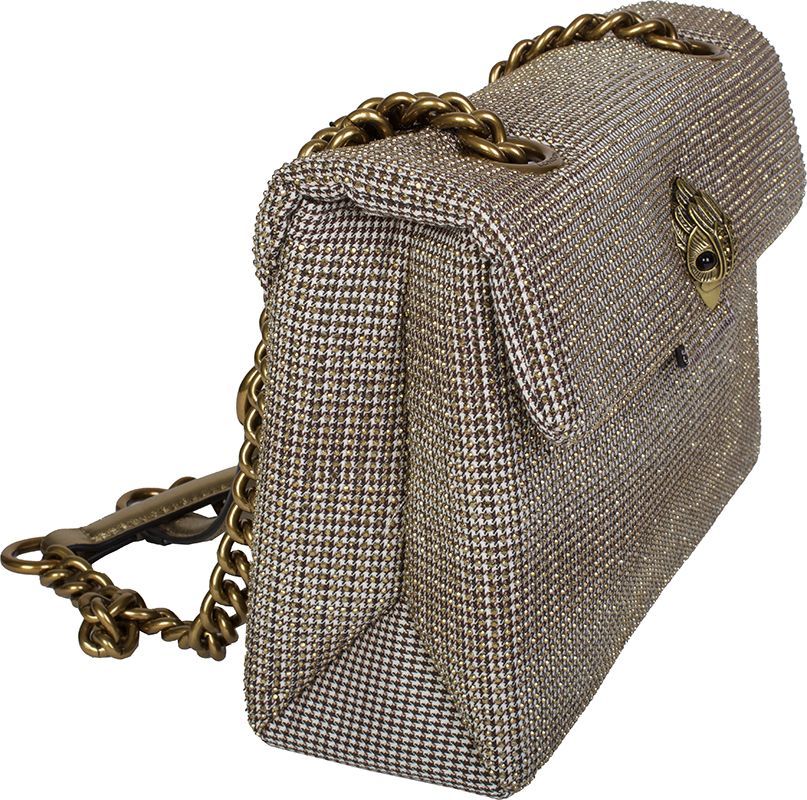 Kurt Geiger - Fabric Kensington Bag - Goud