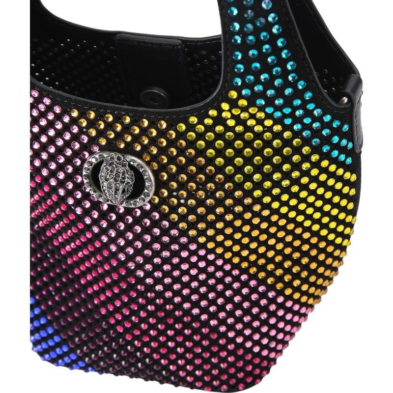 Kurt Geiger - Sm Chelsea Crystal Hobo - Zwart