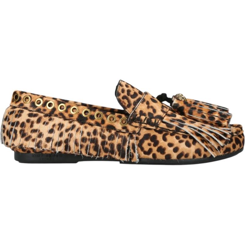 Kurt Geiger - Tassel Fringe Moccasin - Bruin