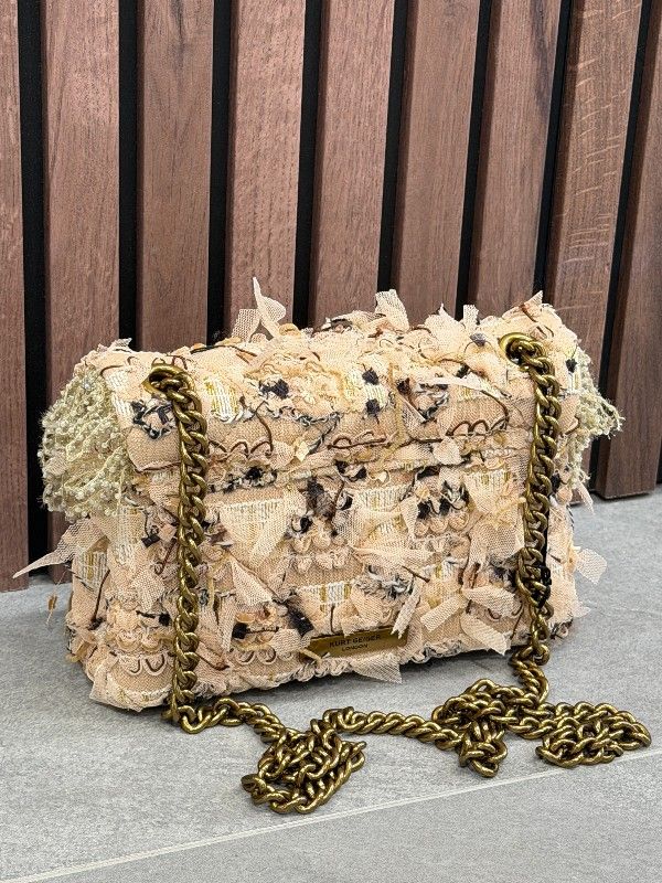 Kurt Geiger - Tweed Mini Kensington - Beige