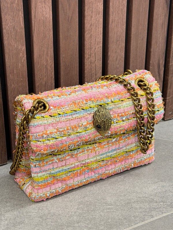 Kurt Geiger - Tweed Mini Kensington - Roze