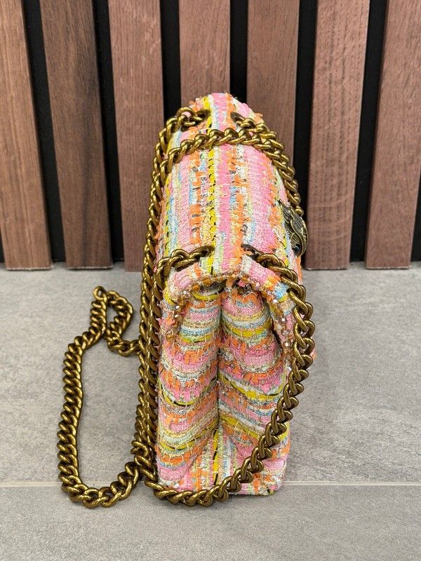 Kurt Geiger - Tweed Mini Kensington - Roze