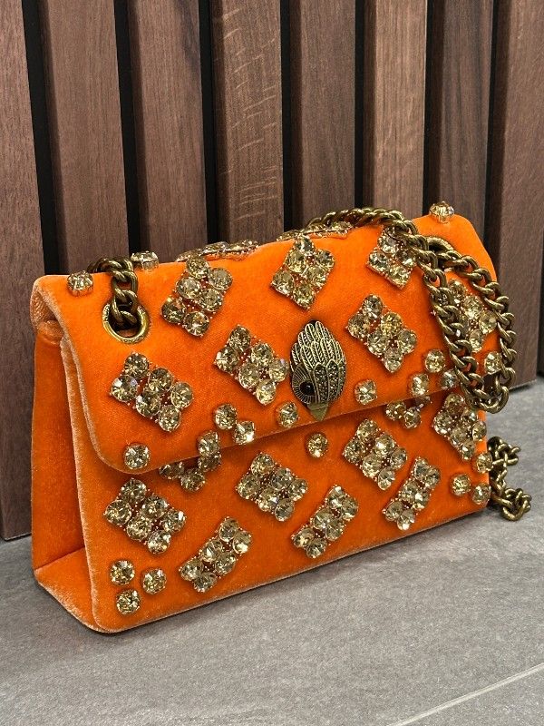 Kurt Geiger - Velvet Mini Kensington - Oranje